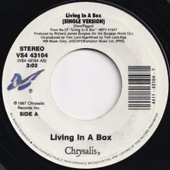 Living In A Box Living In A Box Chrysalis US VS4 43104 207161 SOUL FUNK ソウル ファンク レコード 7インチ 45