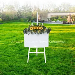 ガーランド 向日葵 ひまわり イエロー 黄色 ウェディング ブライダルガーランド  花嫁 造花 結婚式 ウェディングガーランド 二次会 花束 ガーリー 可愛い フラワー 披露宴 海外挙式 前撮り お洒落 豪華 夏