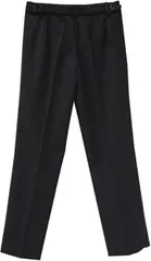 Lunon(ルノン) 男の子フォーマルズボン 子供スーツ スラックス キッズ ジュニア パンツ(ブラック,  160)