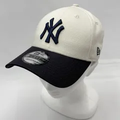 【新品未使用訳アリ】NEW ERA 9FORTY 　ニューエラ　ニューヨークヤンキース　ベースボールキャップ　バイカラー　ネイビー　ベージュ