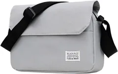 FUPUTWO ショルダーバッグ メンズ 斜めがけ 小さめ 軽量 スリングバッグ 無地 ナイロン( グレー)