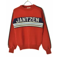 【JANTZEN】80s ロゴ長袖ニットセーターのサムネイル
