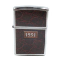 【ZIPPO】ジッポー レザーセレブレーション 1951 80th記念 オイルライター ディアゴスティーニ zippo collection No.5 _ ライター