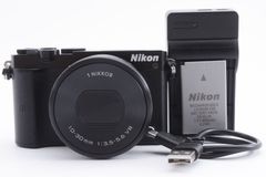 ニコン Nikon 1 J5 1 NIKKOR 10-30mm f/3.5-5.6 VR Black Shutter