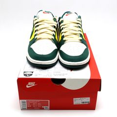 【楠本質店/元住吉】未使用品　ナイキ/NIKE　FD0350-133　ダンク　LOW　SE　セイル/ノーブル-オプティ イエロー-レッド　メンズサイズ：US9.5 (JP27.5cm)