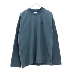 00年代 adidas アディダス フリーススウェット ワンポイントロゴ ネイビー(メンズ M)中古 古着 U3942