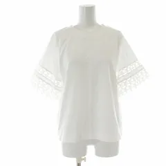 ミュベールワーク MUVEIL WORK 星のレーストップス カットソー 半袖 カットワーク 刺繍 36 S 白 ホワイト MW81UTS019 /XK ■BMのサムネイル