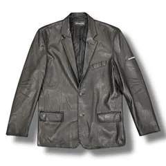 国内正規 BALENCIAGA 22AW レザーテーラードジャケット シングル バレンシアガ 721866 TMS02 ブラック 38 85529A6のサムネイル