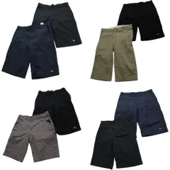 古着卸 まとめ売り ディッキーズ Dickies ワーク  ショートパンツ 8枚セット (メンズ 34 ) ジェニュイン チノショーツ  中古 古着 NB5171