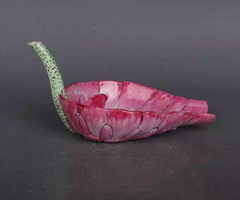 粉彩蓮花紋秋操杯 磁器 現代工芸品 美術品 装飾品 置物