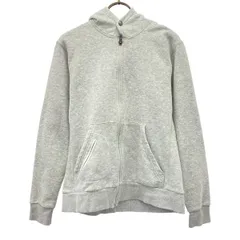 Marmot Mountain Limited マーモットマウンテンリミテッド デサント 長袖 スウェット ジップパーカー L グレー アウトドア レディース 古着