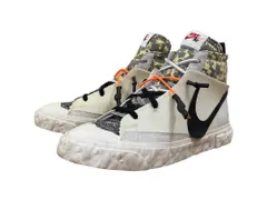 NIKE (ナイキ) ×READYMADE/ナイキ×レディメイド BLAZER MIDブレーザーミッド スニーカー CZ3589-100 27cm US9 ホワイト メンズ/104
