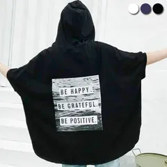 Tシャツ レディース 半袖 カジュアル おしゃれ 大きいサイズ ロゴプリント ゆったり フード カットソー トップス 春 夏 送料無料 [郵2]^t282^