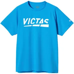 【 新品 未開封 】 VICTAS 男女兼用 ユニセックス プレイ ロゴ ティー PLAY LOGO TEE(4XLサイズ/) ターコイズ 632101 未使用 送料無料