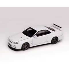 MOTORHELIX モーターヘリックス M63402 1/64 日産 スカイライン GT-R R34 V Spec II パールホワイト [ダイキャストミニカー]