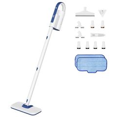 Mistsince スチームクリーナー 高温スチームモップ スチーム掃除機 年末 年始 3段階蒸気量調節 床 玄関 水あか 油汚れ 家中どこでも使える 19点セット 1台多役