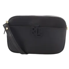 ローレンラルフローレン LAUREN RALPH LAUREN ペブルド レザー キャリー クロスボディバッグ ショルダーバッグ 黒のサムネイル