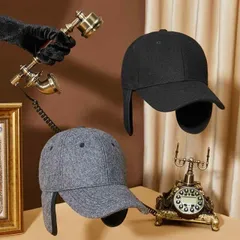 春 コーデ オシャレ アイテム メンズ レディース 男女兼 秋冬 ウール 野球帽 厚手 防風 サンダー キャップ 暖かい 日除け アウトドア 耳保護 帽子 防寒