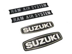 希少！早い者勝ち！GS400 GT380 SUZUKI凹みエンブレム Yahoo!オークション -「エンブレム 旧車 スズキ」(オートバイ