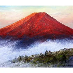 M▽小川久雄 富士山と河口湖 油彩 絵画 額縁 (38205) M▽小川久雄 富士山と河口湖 油彩 絵画 額縁 (38205) M▽小川