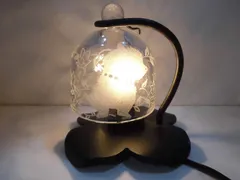 アイアン&グラスリッツェンでランプ　（犬）