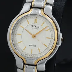 【美品、希少】CITIZEN　シチズン　エクシード　3330-H30792 14K 80s 未使用 CITIZEN エクシード 純正尾錠 日本製 腕時計