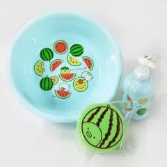 【中古】生活雑貨(キャラクター) ブルー(スイカ) おふろセット 「すみっコぐらし すみっコくじ パート2｣ おふろセット賞