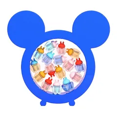 新品 カラフル立てる乳歯ケース 子供目線で明るいデザイン 飾れるインテリア雑貨 可愛いメモリアルお祝いグッズ プレゼント 個別小分けケース20個入り 縦収納可能 (青 Navy Blue)