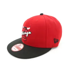 NEW ERA ニューエラ シカゴブルズ ベースボール キャップ ONE SIZE レッド 9FIFTY スナップバック 帽子 メンズ 古着