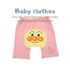 アンパンマン  ニットデニム マチ付き５分丈パンツ SA4508 80/90/95CM