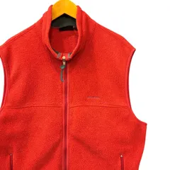 90s ビンテージ パタゴニア 雪無しタグ シンチラ フリース ベスト M レッド 90年代 vintage USA製 アメリカ製 ヴィンテージ patagonia