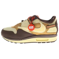NIKE (ナイキ) ×TRAVIS SCOTT AIR MAX 1 CJ BAROQUE BROWN トラヴィススコット エアマックス1 カクタスジャック ローカートスニーカー US11/29cm DO9392-200