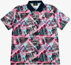 ルーセント LUCENT テニス Uni ゲームシャツ ハーフスリーブ 半袖シャツ Tシャツ トップス ウェア 卓球 テニス バドミントン 襟付き ポリエステル 吸汗 速乾 ランニング ジム  XLP8571 ピンク