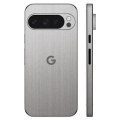 wraplus スキンシール Pixel9 Pro XL 対応 [シルバーブラッシュメタル]