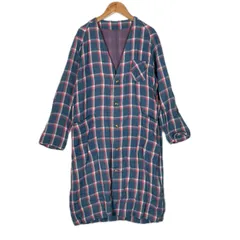 MyFeb Child Woman マイフェブ　チャイルドウーマン レディース ノーカラージャケット コットン ブルー F【中古】