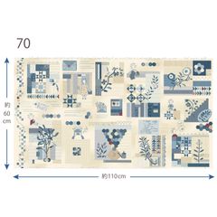 若山雅子 American Country 25th　パネル生地　designed by　Masako Makayama