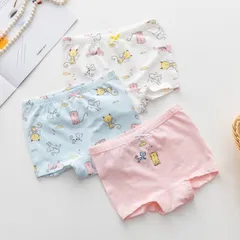 猫柄　ボクサーパンツ 下着 女の子ショーツ ガールズショーツ140サイズ