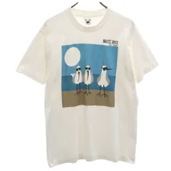 FRUIT OF THE LOOM フルーツオブザルーム 90s オールド カナダ製 鳥 半袖 シングルステッチ Tシャツ M ホワイト メンズ 古着