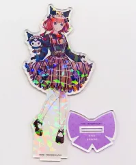 【中古】アクリルスタンド・アクリルパネル 中野二乃×クロミ ホログラムアクリルスタンド 「五等分の花嫁∽×サンリオキャラクターズ」 TSUTAYA限定