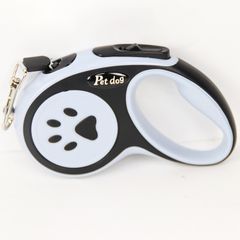 犬猫などペット牽引ロープ【黒】5メートル