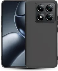 JACRON Xiaomi 14T Pro ケース ブラック 耐衝撃 落下防止 薄型 ストラップホール付き 柔軟 砂艶消しの質感 ほこりが付かない 滑り止め スマートフォンケース(90M-DLD-KI544)