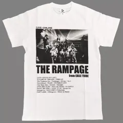 【中古】衣類 GENERATIONS LIVE×ONLINE PHOTO-T(フォトTシャツ) ホワイト Lサイズ HMV・mu-moショップ受注生産限定