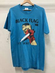 超希少XL/発禁】BLACK FLAG ミッキー Tシャツ 野村訓市 青 良好 - メルカリ