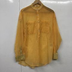 SLY スライ シャツ、ブラウス 長袖 030FSL30-4830 SHEER STAND COLLAR SHIRT シアーシャツ