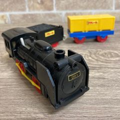 【中古】プラレール　ライト付き　D51 蒸気機関車　動作確認済み