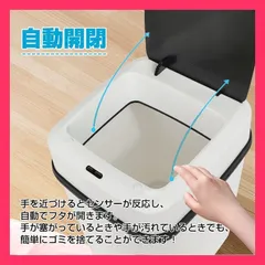 自動開閉式ゴミ箱 12L ny293 ゴミ箱 フタ付き 12L 自動開閉式 センサー搭載 ごみ箱 ■センサーつきの自動開閉式ゴミ箱です。 ★売れ筋★お