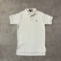 Polo by Ralph Lauren ポロラルフローレン USA製 オールド ポロシャツ  コットン100% ワンポイント刺繍 80s 90s ヴィンテージ アメカジ 古着