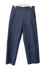 ヤエカ YAECA 22AW CREASED DENIM PANT クリーズド ライトウェイト トラウザーズ デニム パンツ 12642 30 インディゴ ブランド古着ベクトル 中古250327のサムネイル