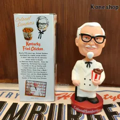 ケンタッキー【FUNKO カーネルサンダース　BOBBLE HEAD】ファンコ ボビングヘッド アメリカン雑貨 トイ ソフビ　インテリア 首振り フライドチキン　ケンタのサムネイル