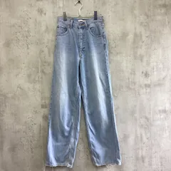 AZUL BY MOUSSY アズールバイマウジー　ハイウエストワイドデニムパンツ　レディース　ブルー　26サイズ